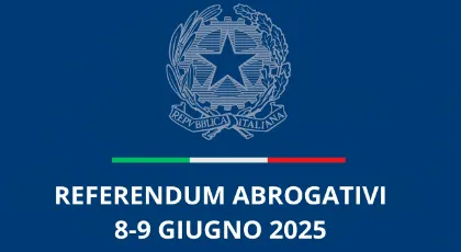 Referendum abrogativi 8 - 9 giugno 2025 Referendum abrogativi 8 - 9 giugno 2025