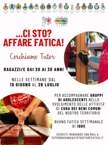 ...CI STO? AFFARE FATICA! CERCHIAMO TUTOR!