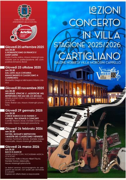 LEZIONI CONCERTO IN VILLA