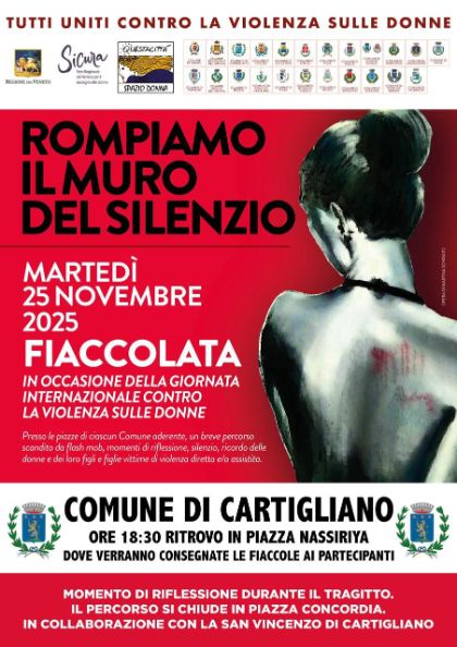 FIACCOLATA CONTRO LA VIOLENZA SULLE DONNE