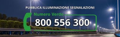NUMERO VERDE PUBBLICA ILLUMINAZIONE